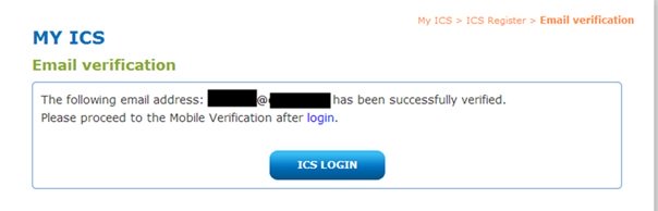ICS / OTP– Identification Code Service / One Time Password